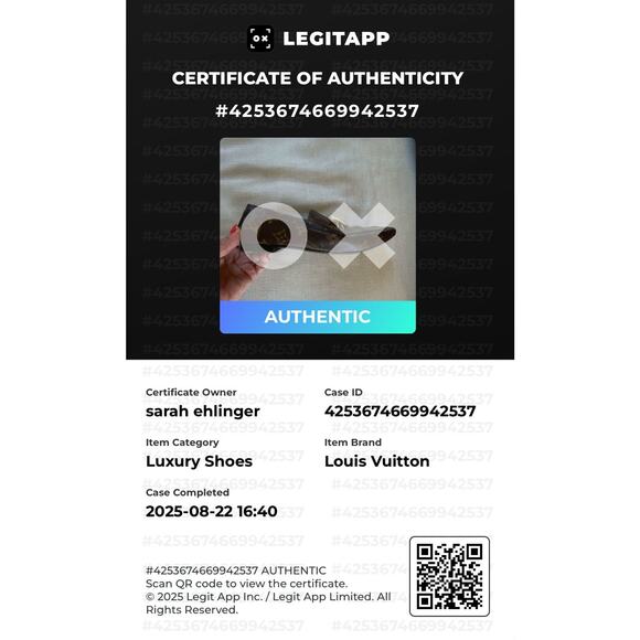 Louis Vuitton Brown Monogram Loafers with Gold Accent - Picture 12 of 12